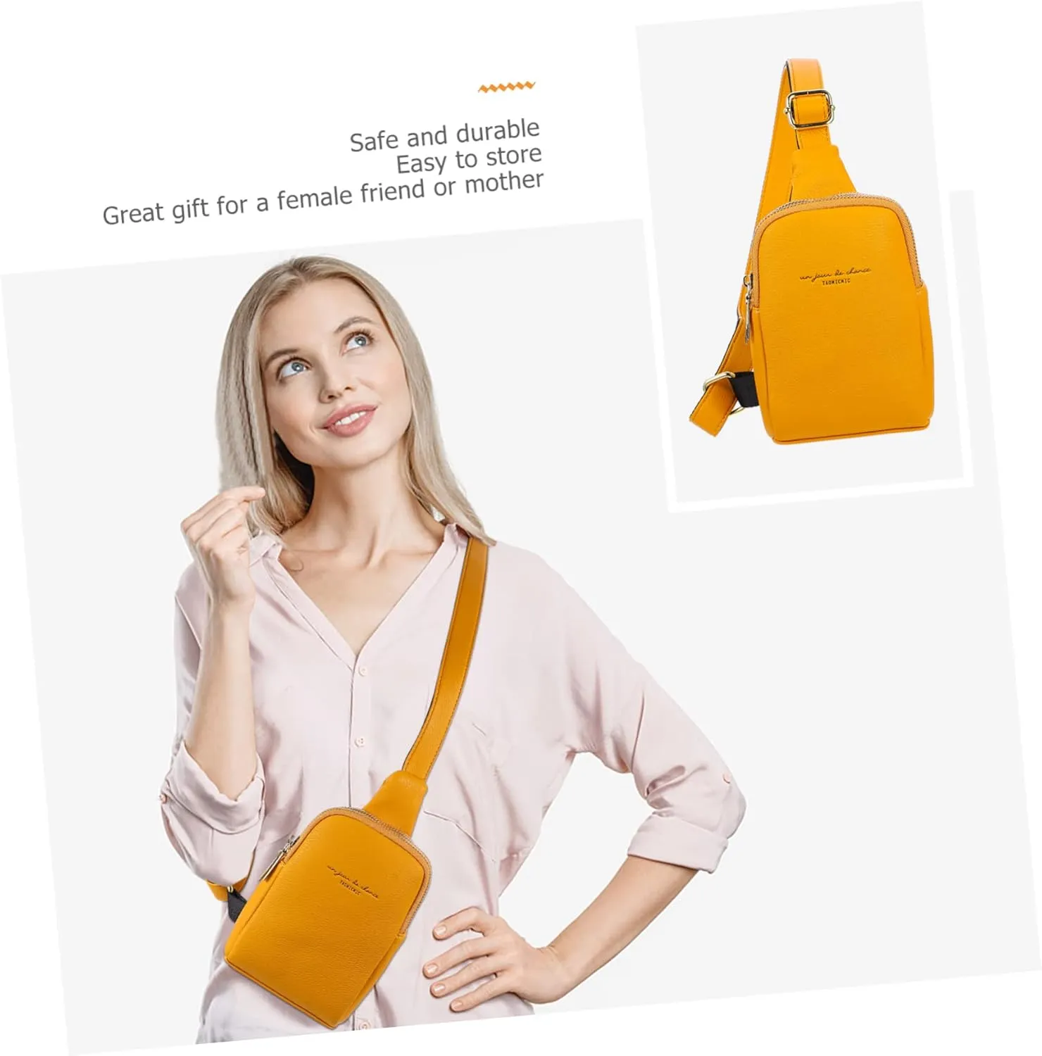 2 Pcs Women's Crossbody Bag Cross Body Purses for Girls Womens Cross Body Women Waist Bag Crossbody