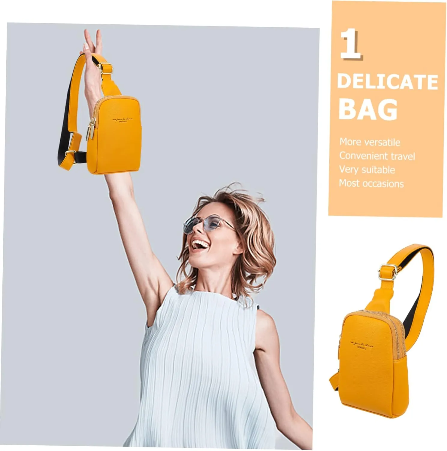 2 Pcs Women's Crossbody Bag Cross Body Purses for Girls Womens Cross Body Women Waist Bag Crossbody