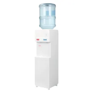 5 Gallons Hot and Cold Top Loading Water Dispenser with Child Safety Lock, White