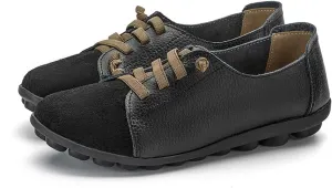Aceptolcom Women Orthopedic Shoes Women Slip-on Shoes Penny Loafers Leather Loafers Dress Shoes Work Shoes Business Shoes