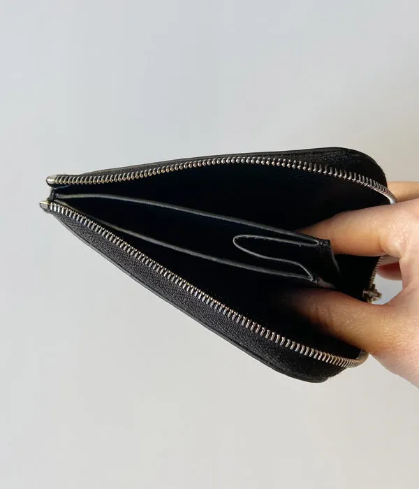 Aeta/L-SHAPED WALLET M(BLACK)