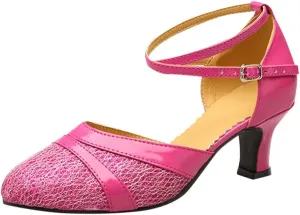 AMDBEL Sandals for Women Dressy Summer Fashion Open Toe Low Heel Pump Sandal Elegant Dance Shoes Buckle Dress Heeled Sandals