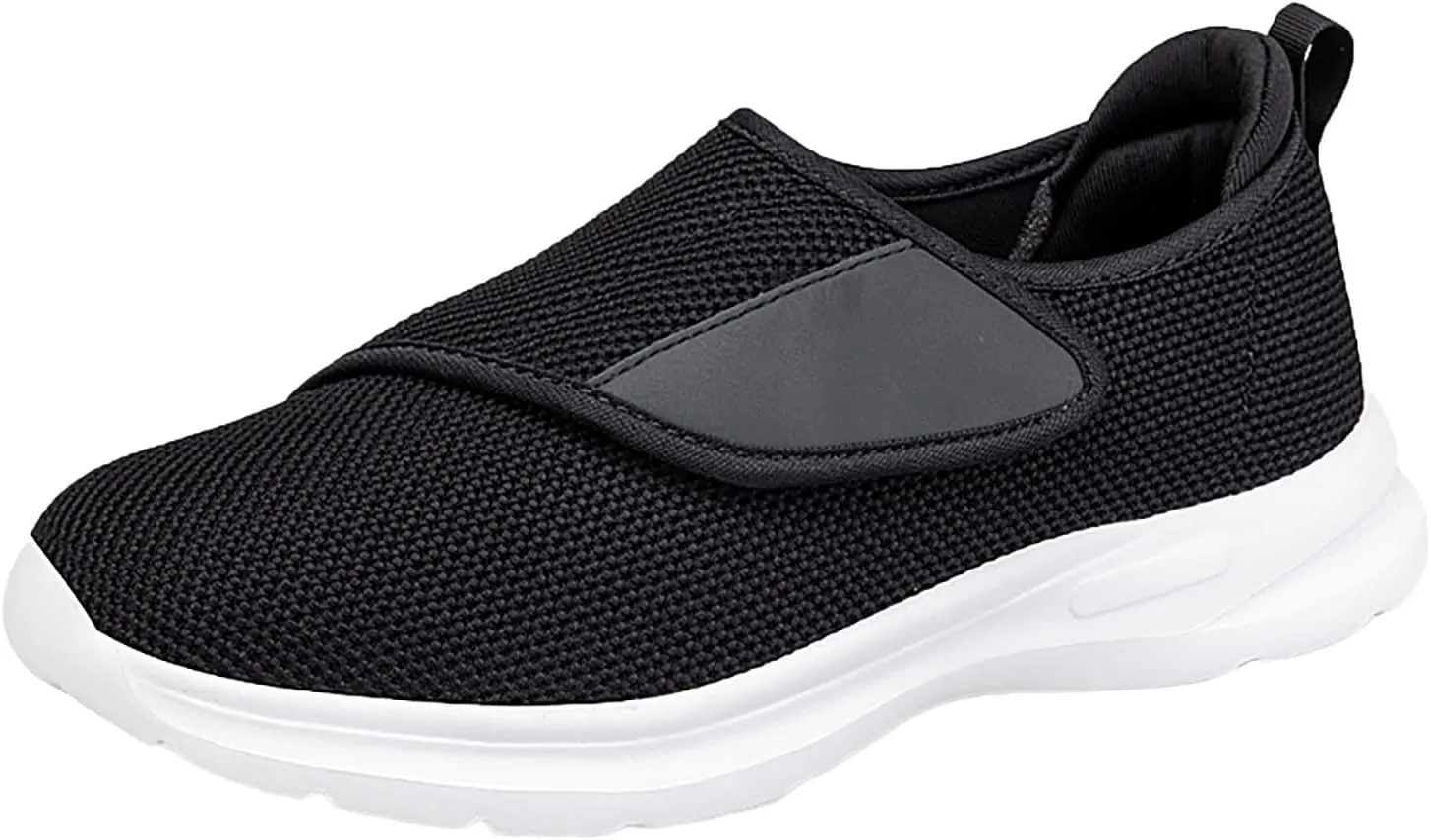 Athletic Fashion Sneakers for Men Comfortable Lightweight Casual Walking Shoe Lightweight Elderly Slip On Shoes