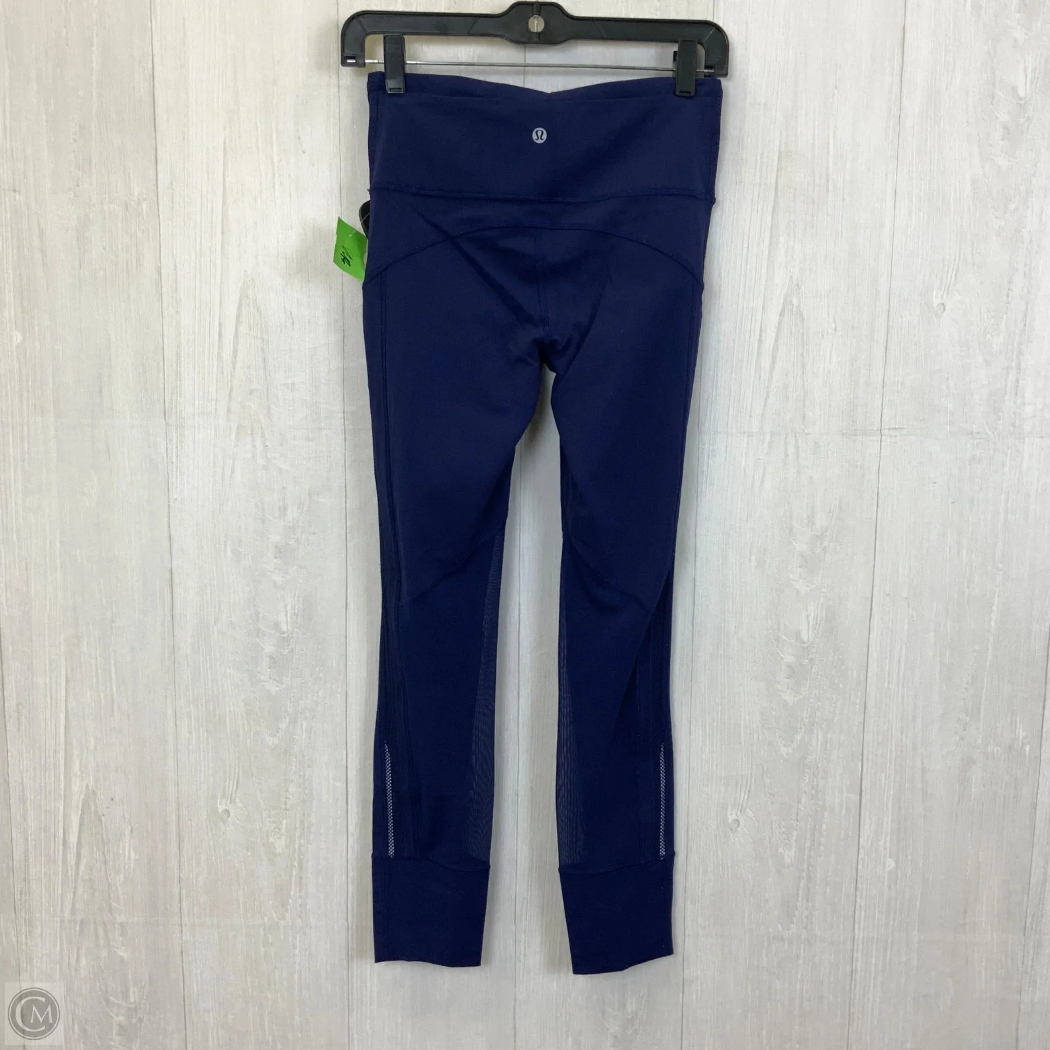 Athletic Leggings By Lululemon In Navy, Size: 4