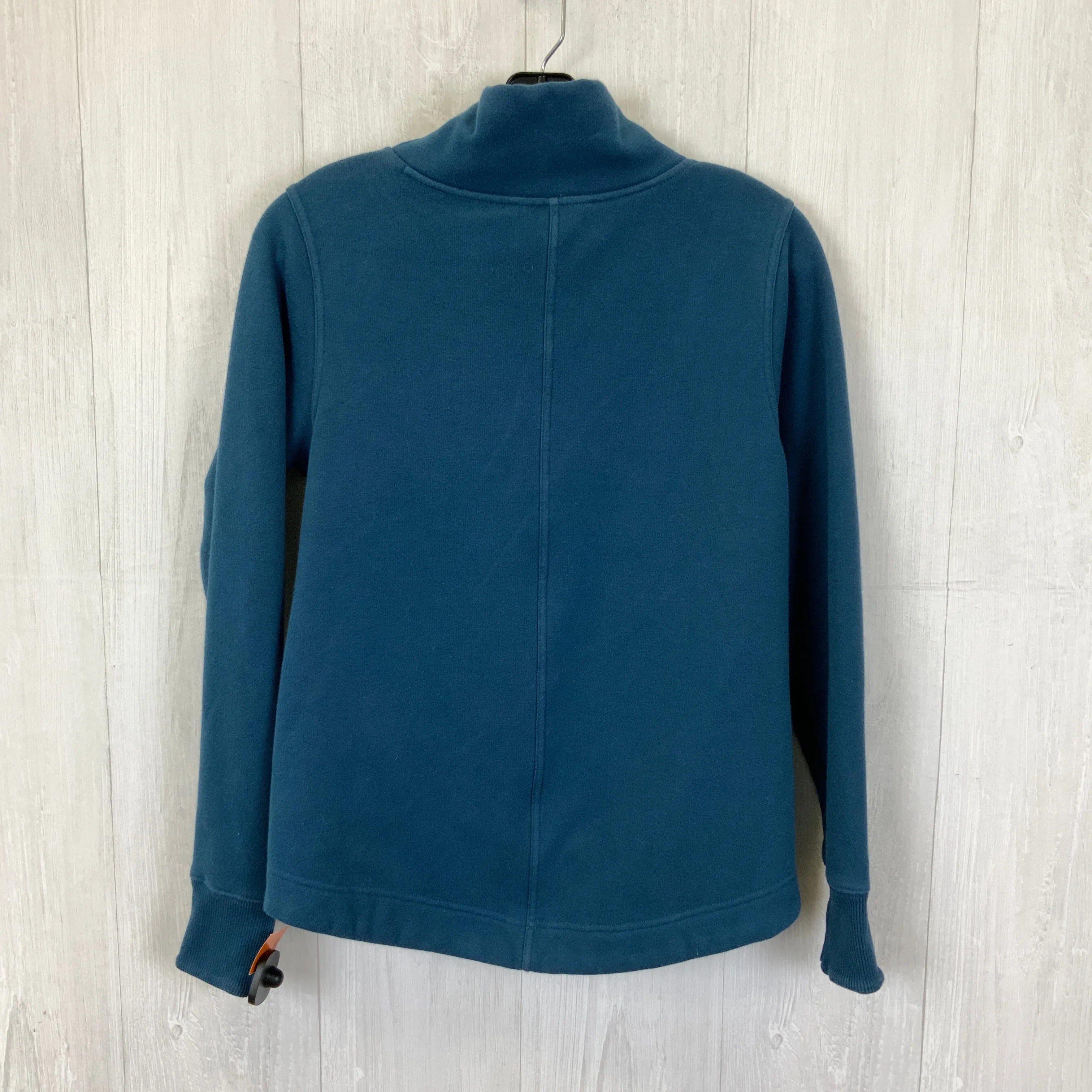 Athletic Top Long Sleeve Hoodie By Athleta In Teal, Size: Xxs