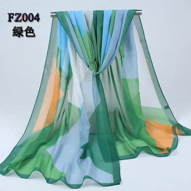 Autumn Chiffon Women Scarves