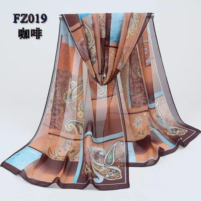 Autumn Chiffon Women Scarves