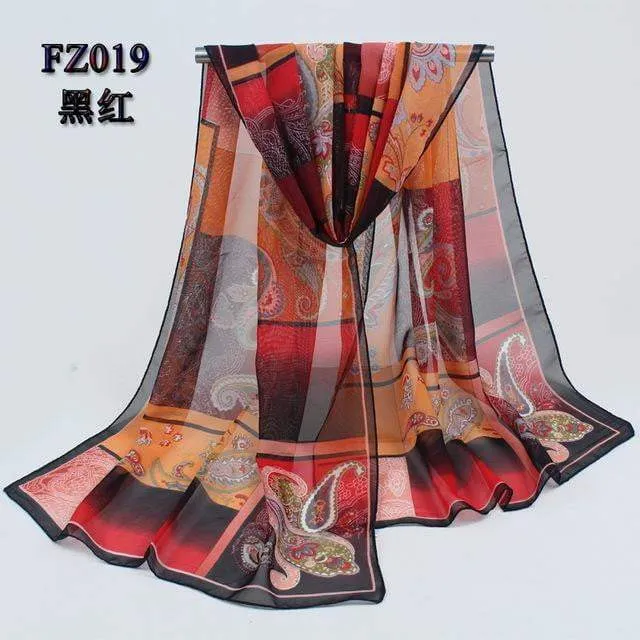 Autumn Chiffon Women Scarves