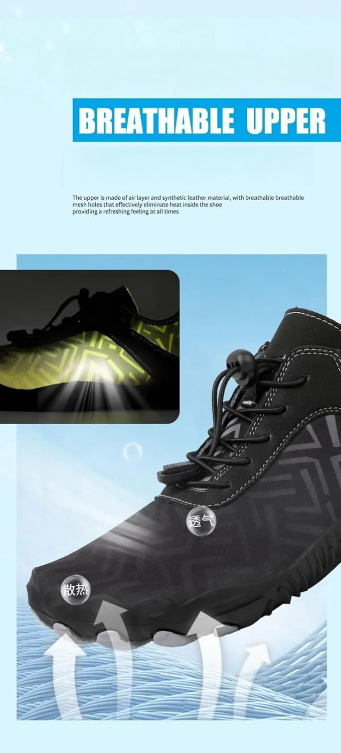 Barefoot Shoes for Women Men Athletic Non Slip Hiking Shoes Lightweight Breathable Quick Dry Water Shoes Unisex Wide Toe Box Sneakers for Swimming Running Riding Surfing Climbing Camping Kayaking