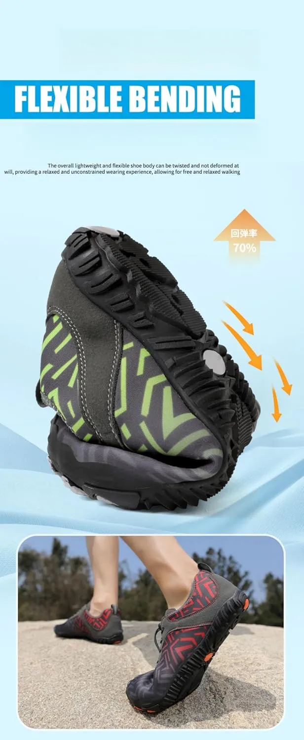 Barefoot Shoes for Women Men Athletic Non Slip Hiking Shoes Lightweight Breathable Quick Dry Water Shoes Unisex Wide Toe Box Sneakers for Swimming Running Riding Surfing Climbing Camping Kayaking