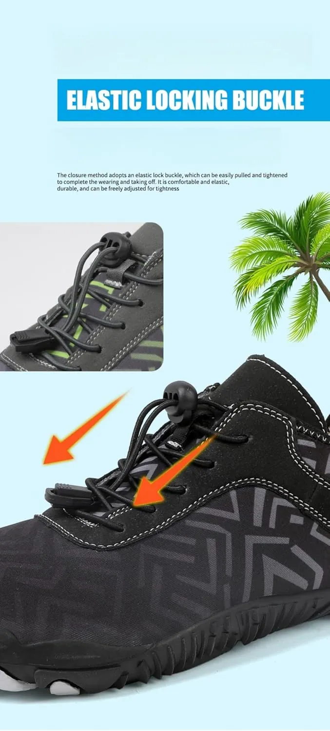 Barefoot Shoes for Women Men Athletic Non Slip Hiking Shoes Lightweight Breathable Quick Dry Water Shoes Unisex Wide Toe Box Sneakers for Swimming Running Riding Surfing Climbing Camping Kayaking