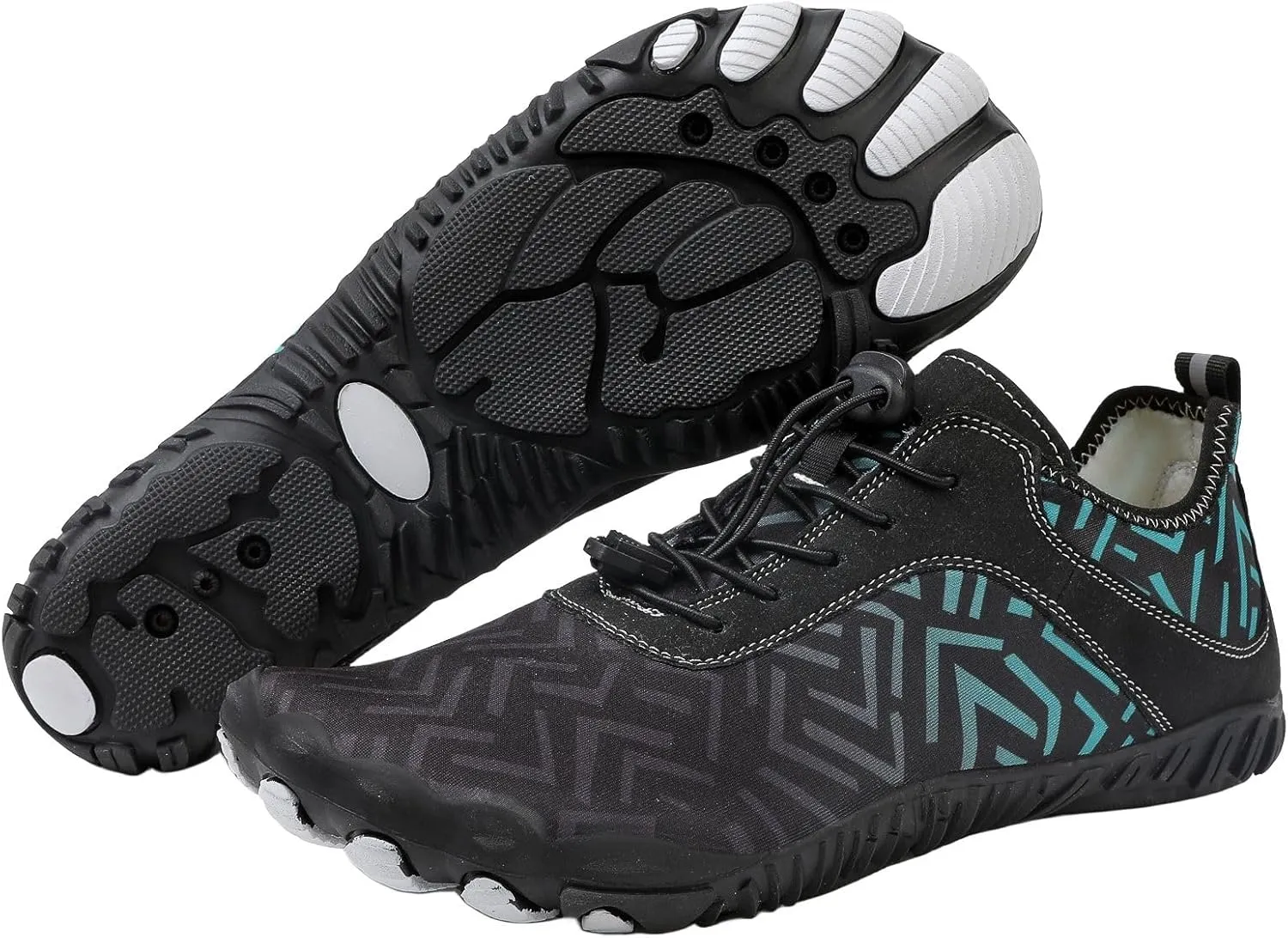 Barefoot Shoes for Women Men Athletic Non Slip Hiking Shoes Lightweight Breathable Quick Dry Water Shoes Unisex Wide Toe Box Sneakers for Swimming Running Riding Surfing Climbing Camping Kayaking