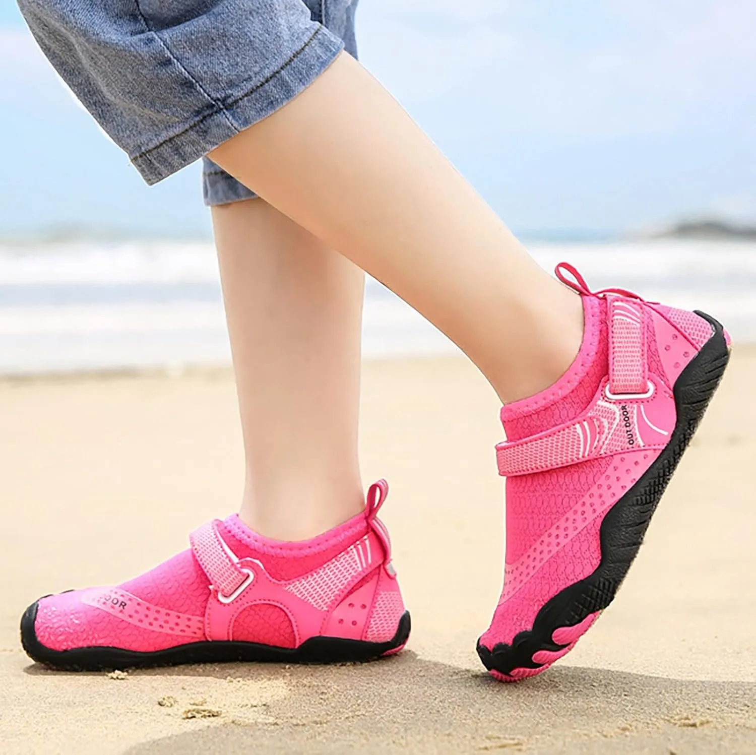Barefoot Water Shoes Men Women Quick Dry Aqua Swim Beach Pool Surf Hiking Kayaking Outdoor Sports Shoes Lightweight Non Slip Breathable