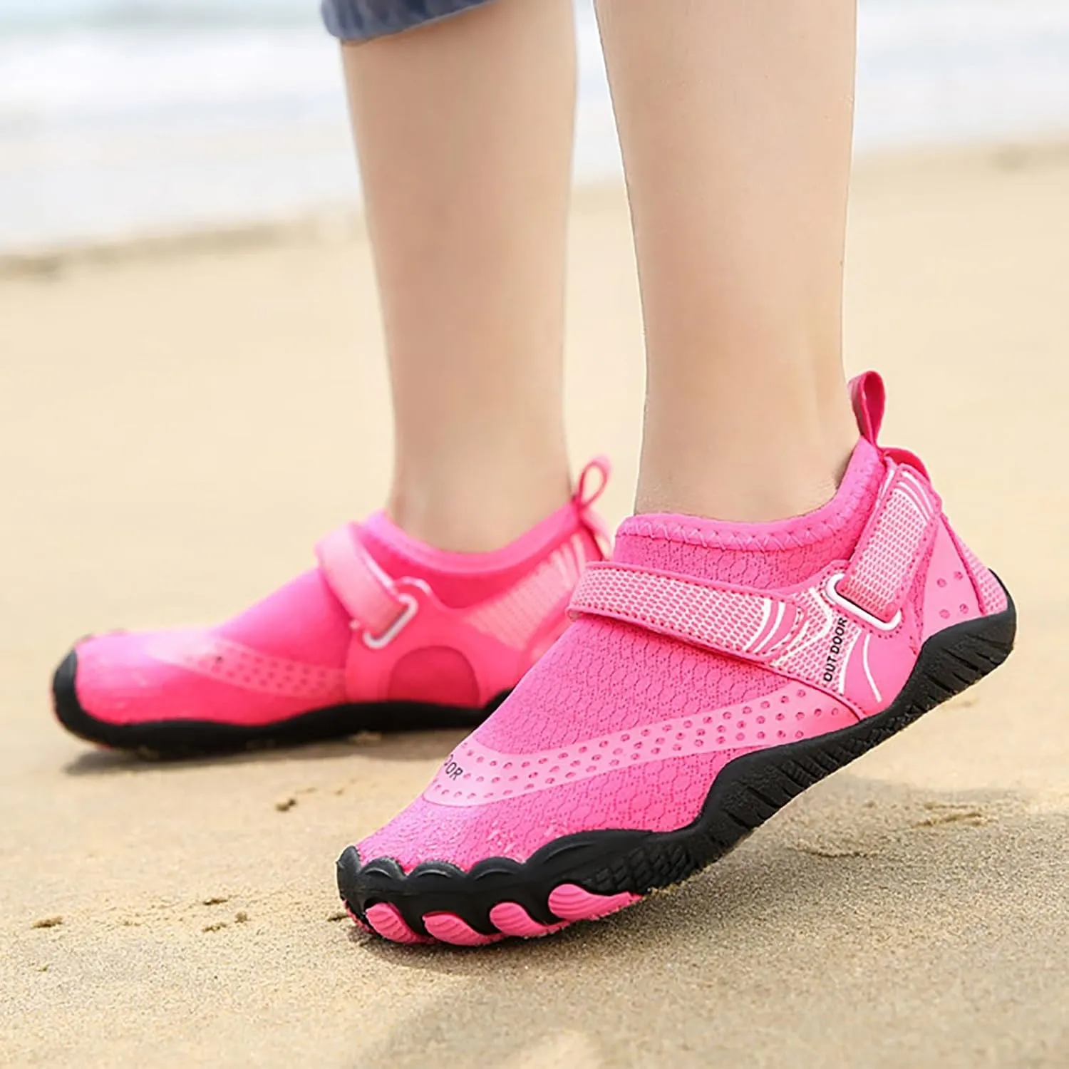 Barefoot Water Shoes Men Women Quick Dry Aqua Swim Beach Pool Surf Hiking Kayaking Outdoor Sports Shoes Lightweight Non Slip Breathable
