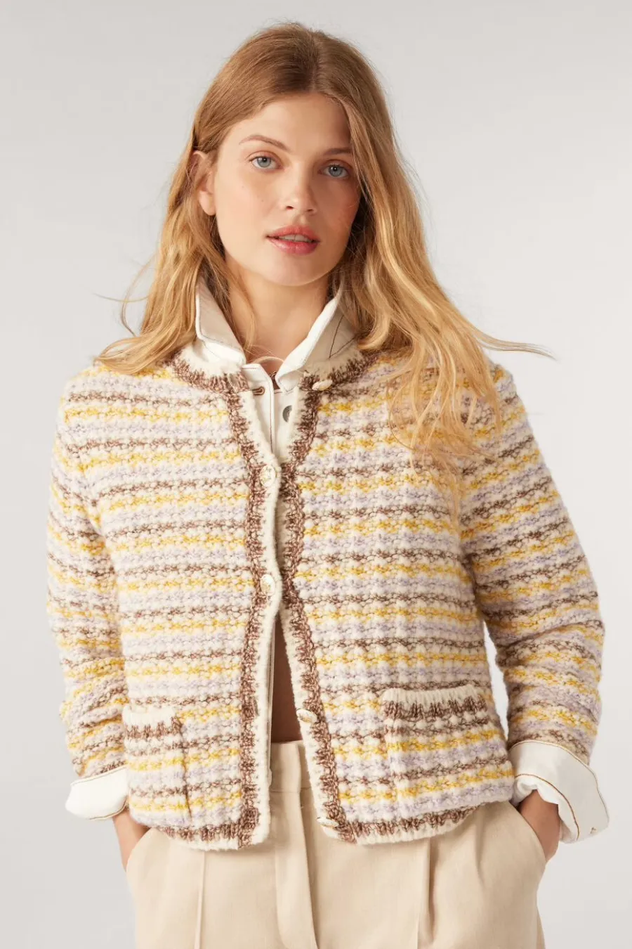 Bill Cardigan Ecru