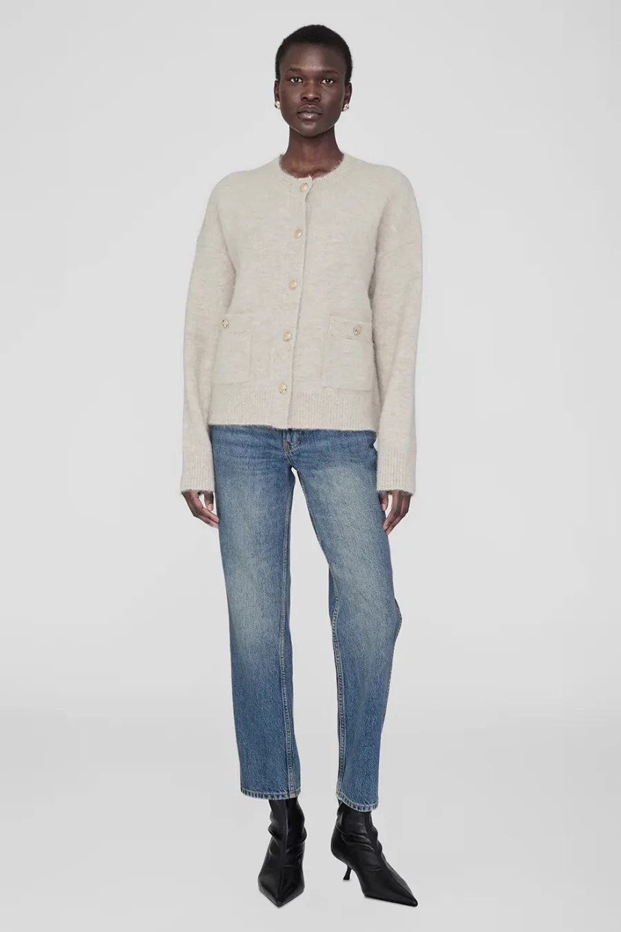Bobbie Cardigan Light Oat