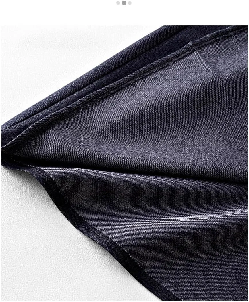 Casual Denim High-Waisted A-Line Midi Skirt for Women  Slimming Flowing Drape, Chic & Elegant Umbrella Skirt for Spring