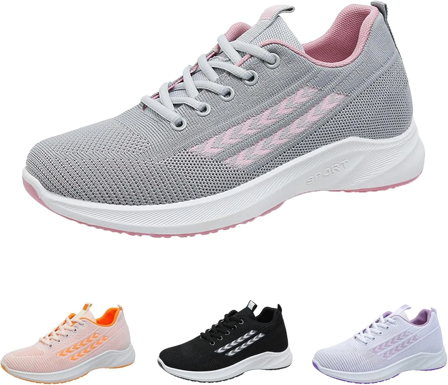 Casual Shoes for Women Mesh Lightweight Walking Shoes Non Slip Breathable Tennis Shoes Womens Walking Shoes