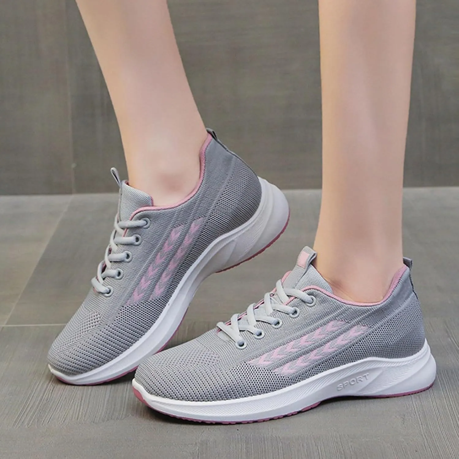 Casual Shoes for Women Mesh Lightweight Walking Shoes Non Slip Breathable Tennis Shoes Womens Walking Shoes