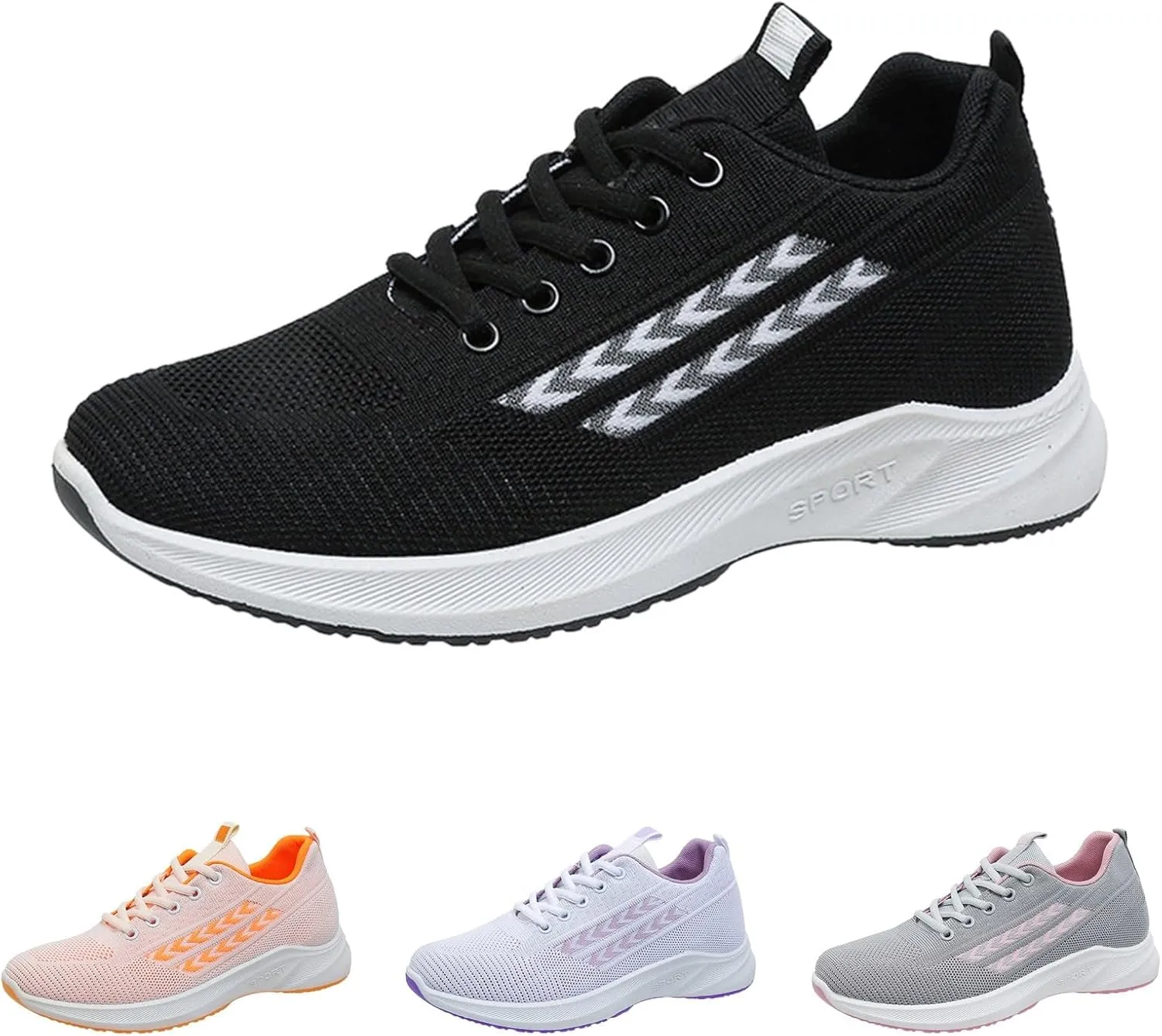 Casual Shoes for Women Mesh Lightweight Walking Shoes Non Slip Breathable Tennis Shoes Womens Walking Shoes