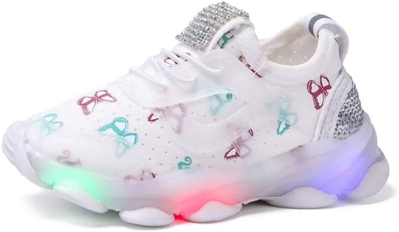 Children Boys Girls Sport Shoes Led Luminous Baby Shoes Running Shoes Kids Sneaker Toddler Walking Shoes