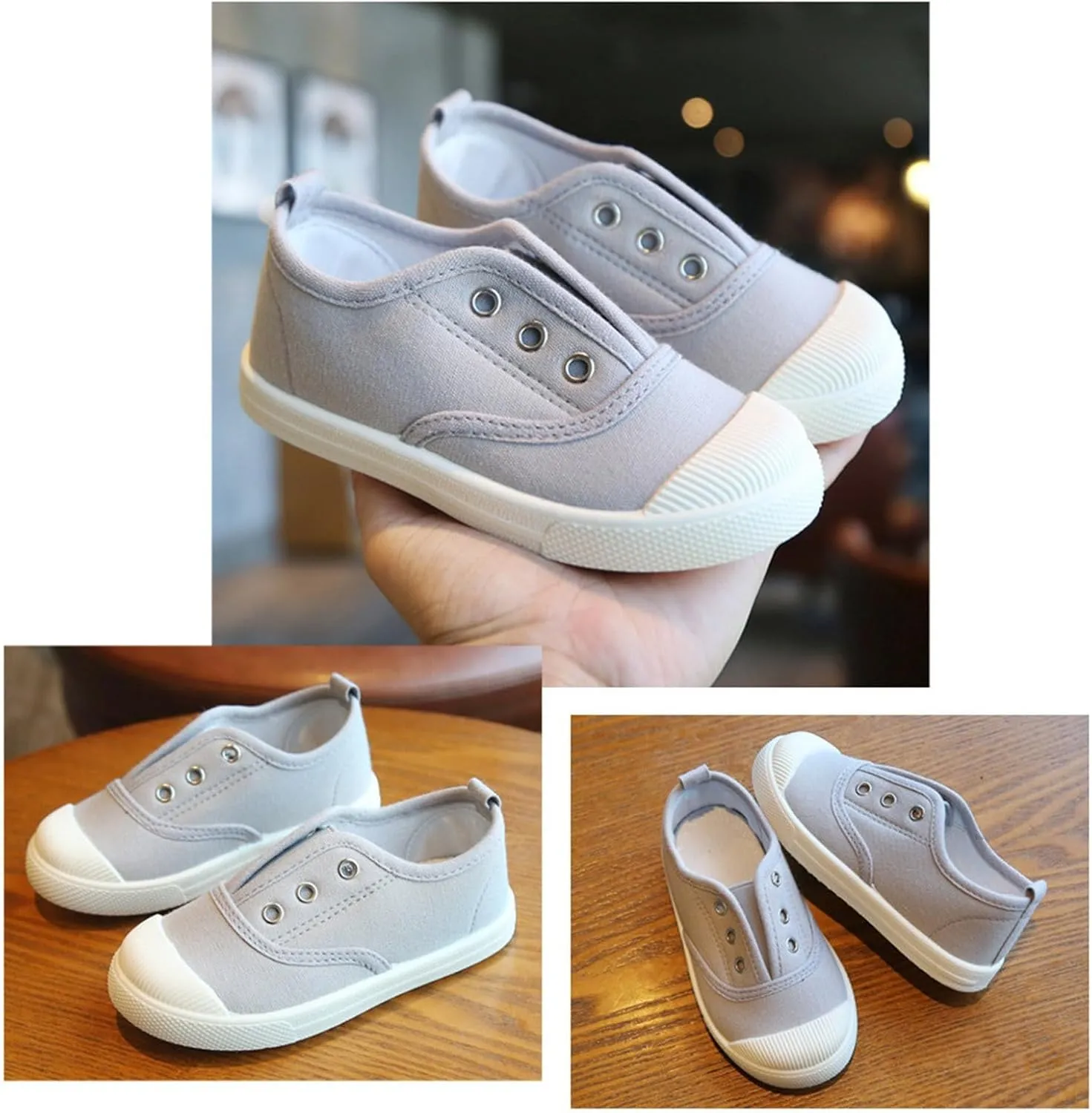Children's Canvas Shoes Breathable Boys' and Girls' Shoes Indoor Children's Shoes Toddler Shoes Children and Toddlers