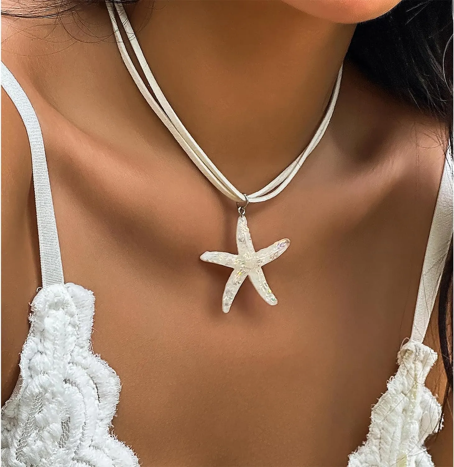 Choistily Starfish Necklace for Women Gold Starfish Necklace Seashell Necklaces Beach Necklaces