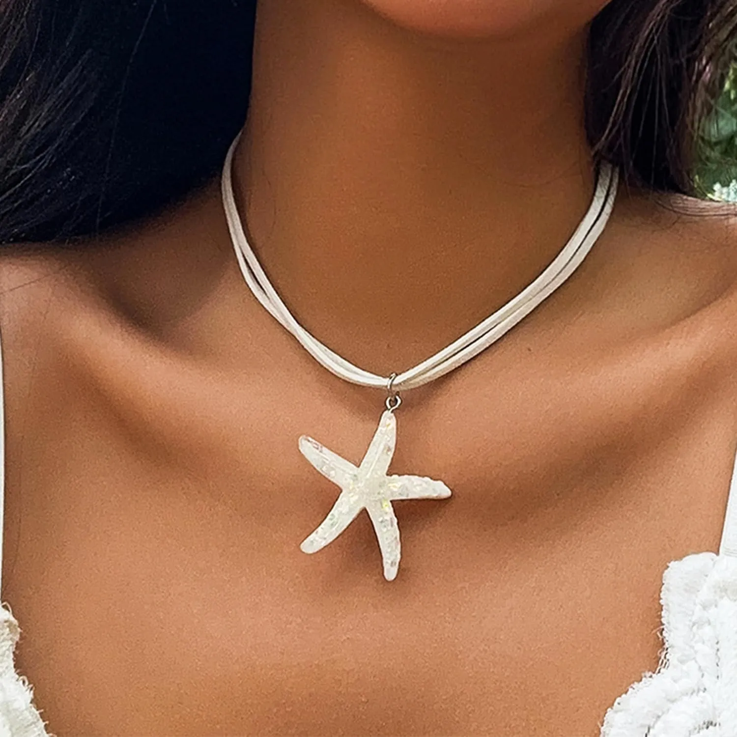 Choistily Starfish Necklace for Women Gold Starfish Necklace Seashell Necklaces Beach Necklaces