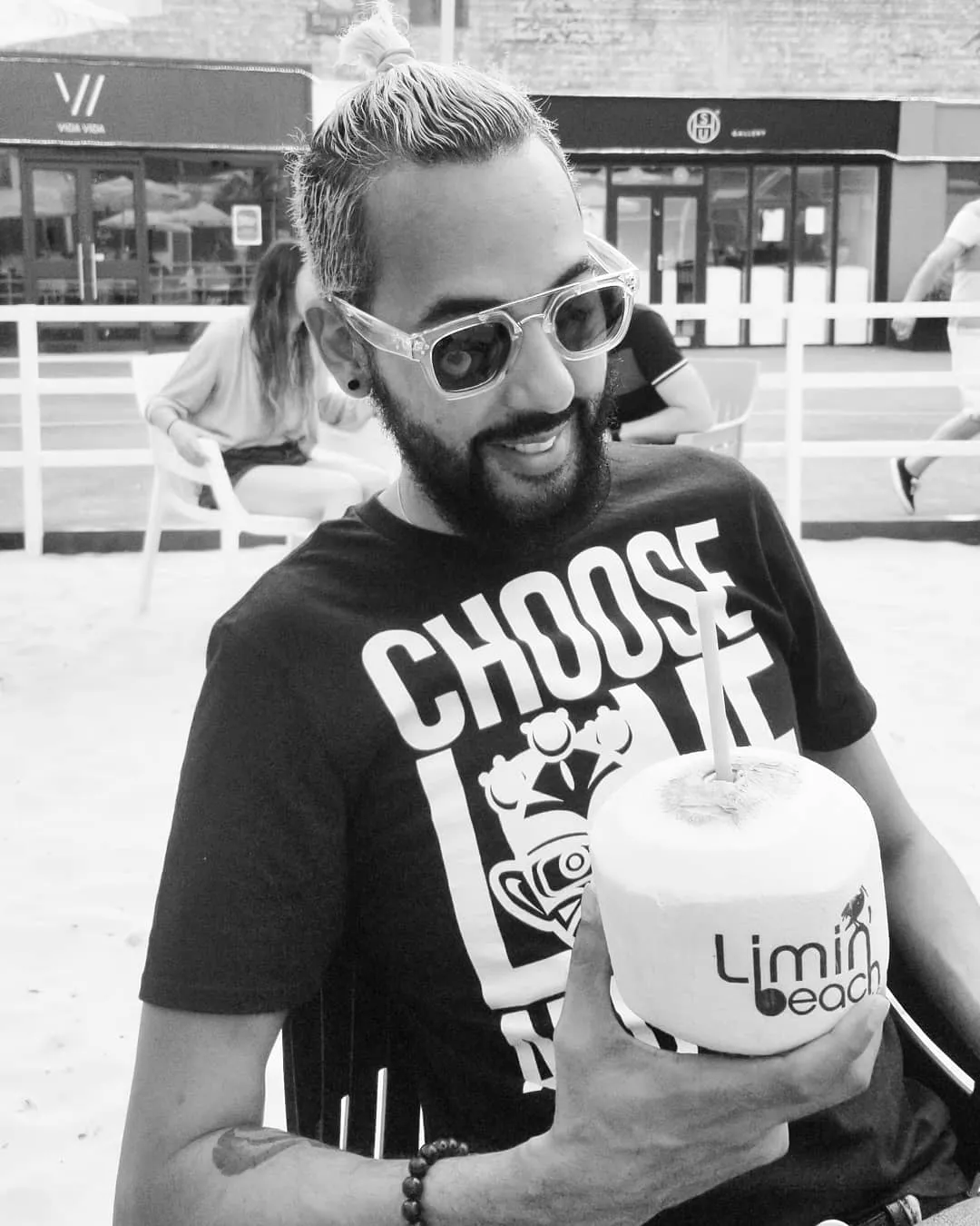 Choose LOVE and SOCA - Men's Premium Fitted T-Shirt