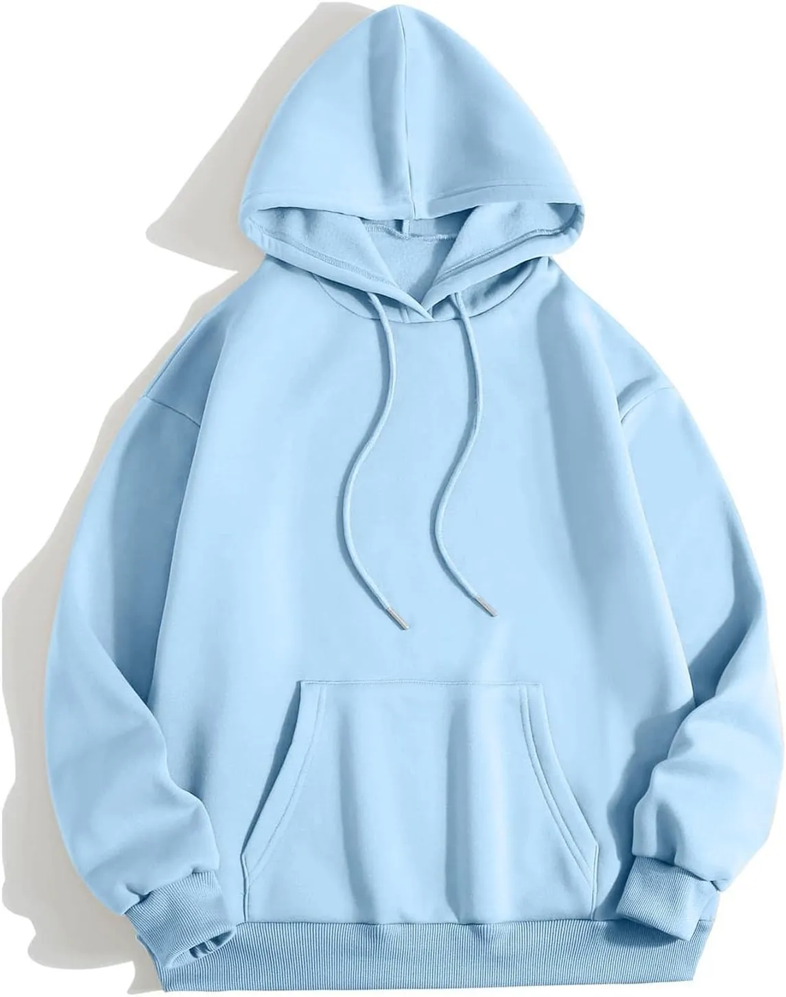 Christian Hoodies for Women Bible Verse Jesus Loves You Letter Graphic Oversized Long Sleeve Pockets Drawstring Sweatshirts
