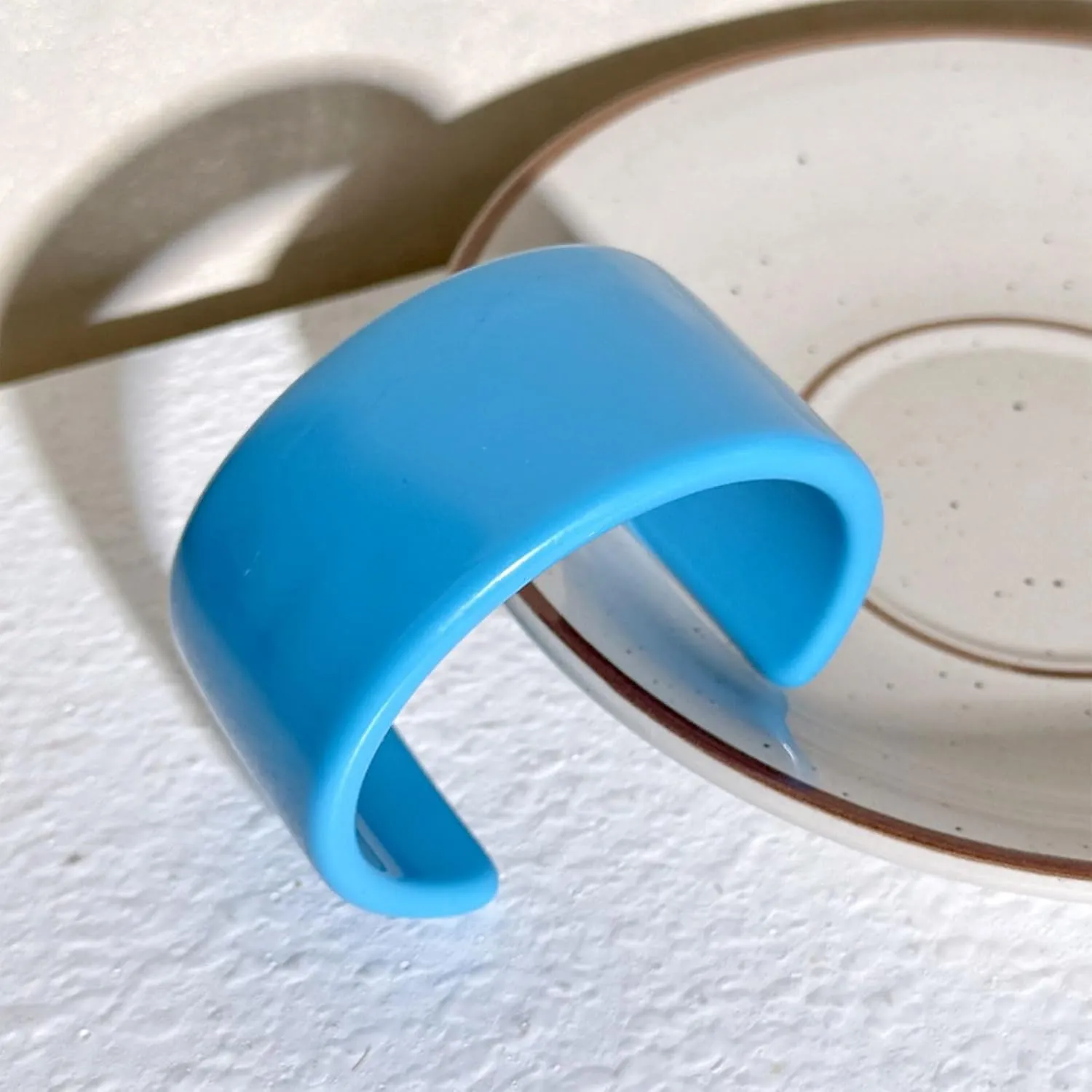 Colorful Resin Acrylic Open Bangles for Women Geometry Wide Cuff Bracelets Indian Party Jewelry Statement Pieces