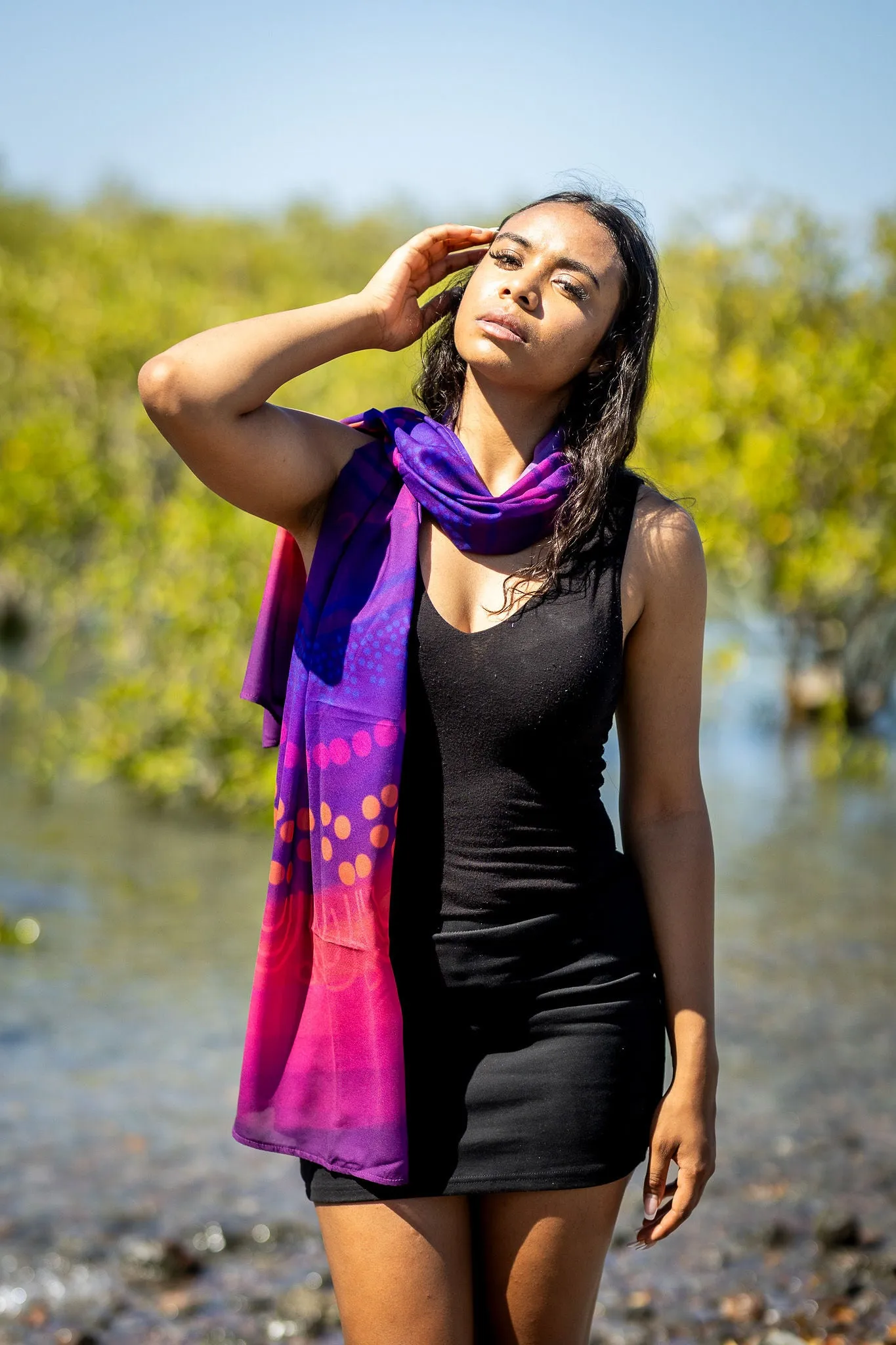Connection - Chiffon Scarf