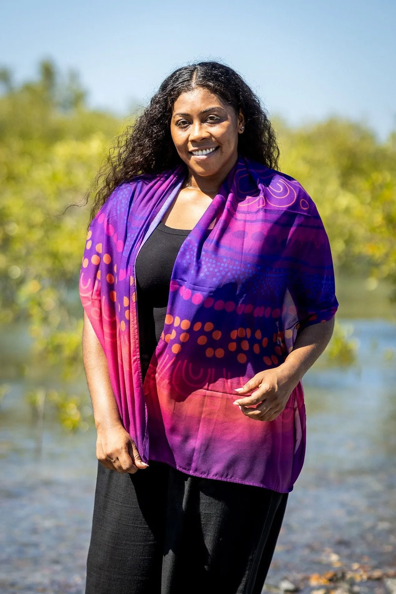 Connection - Chiffon Scarf