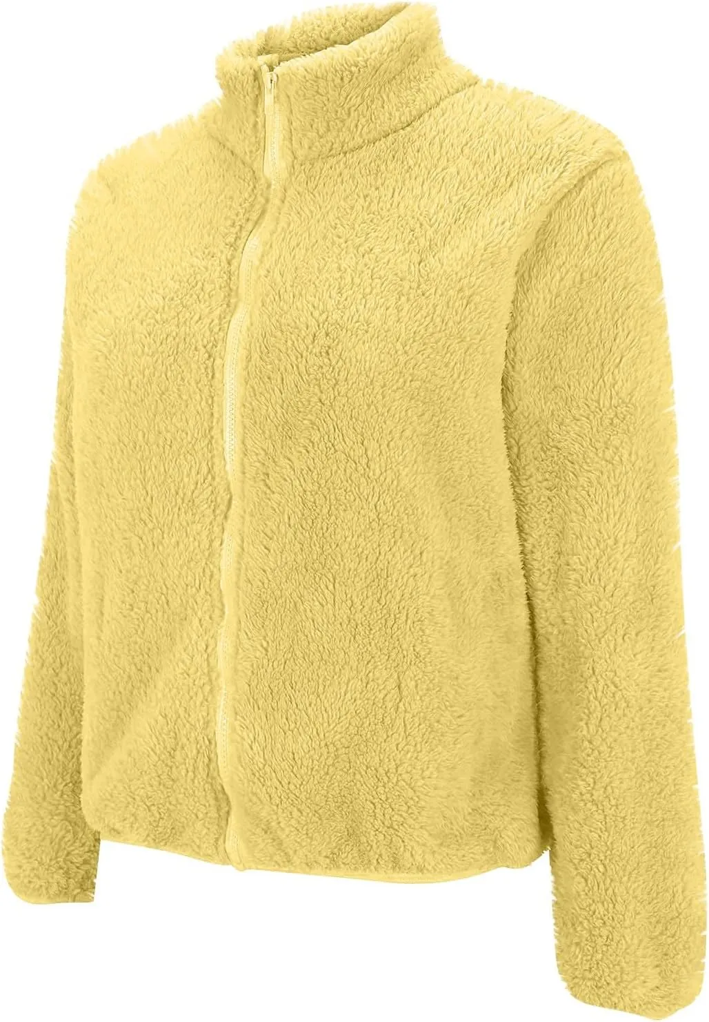 COTECRAM Womens Fuzzy Fleece Jacket 2024 Fall Winter Casual Long Sleeve Full Zip Sherpa Soft Warm Sweatshirt Coats Outwear