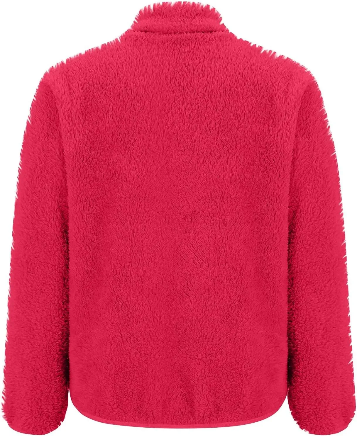 COTECRAM Womens Fuzzy Fleece Jacket 2024 Fall Winter Casual Long Sleeve Full Zip Sherpa Soft Warm Sweatshirt Coats Outwear