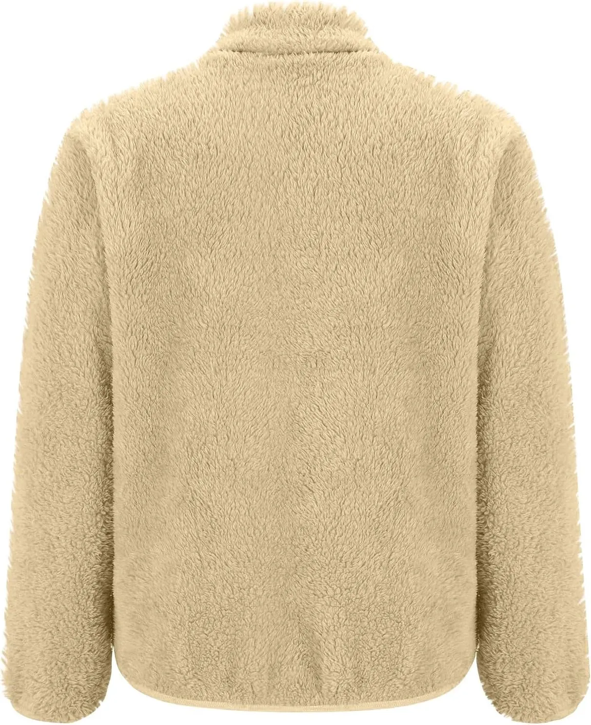 COTECRAM Womens Fuzzy Fleece Jacket 2024 Fall Winter Casual Long Sleeve Full Zip Sherpa Soft Warm Sweatshirt Coats Outwear