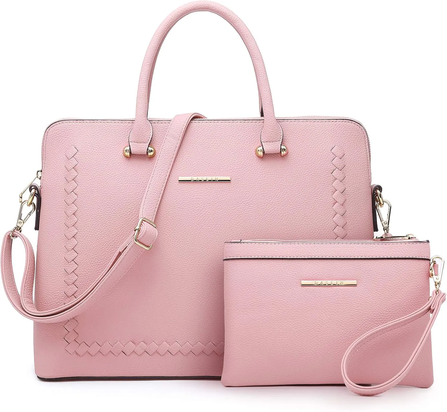 Dasein Laptop Bag for Women 14 Inch Computer Shoulder Bag Large Capacity Messenger Bag Business Office Professional Work Tote