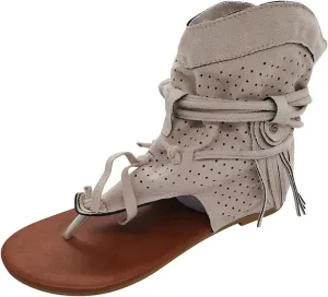 Eduavar Wedge Sandals for Women, Sandals Women Dressy Summer Floral Flip Flops Summer Outdoor Flat Sandals Slippers