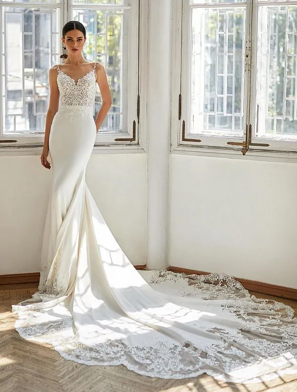 Euphuistic White Wedding Dress