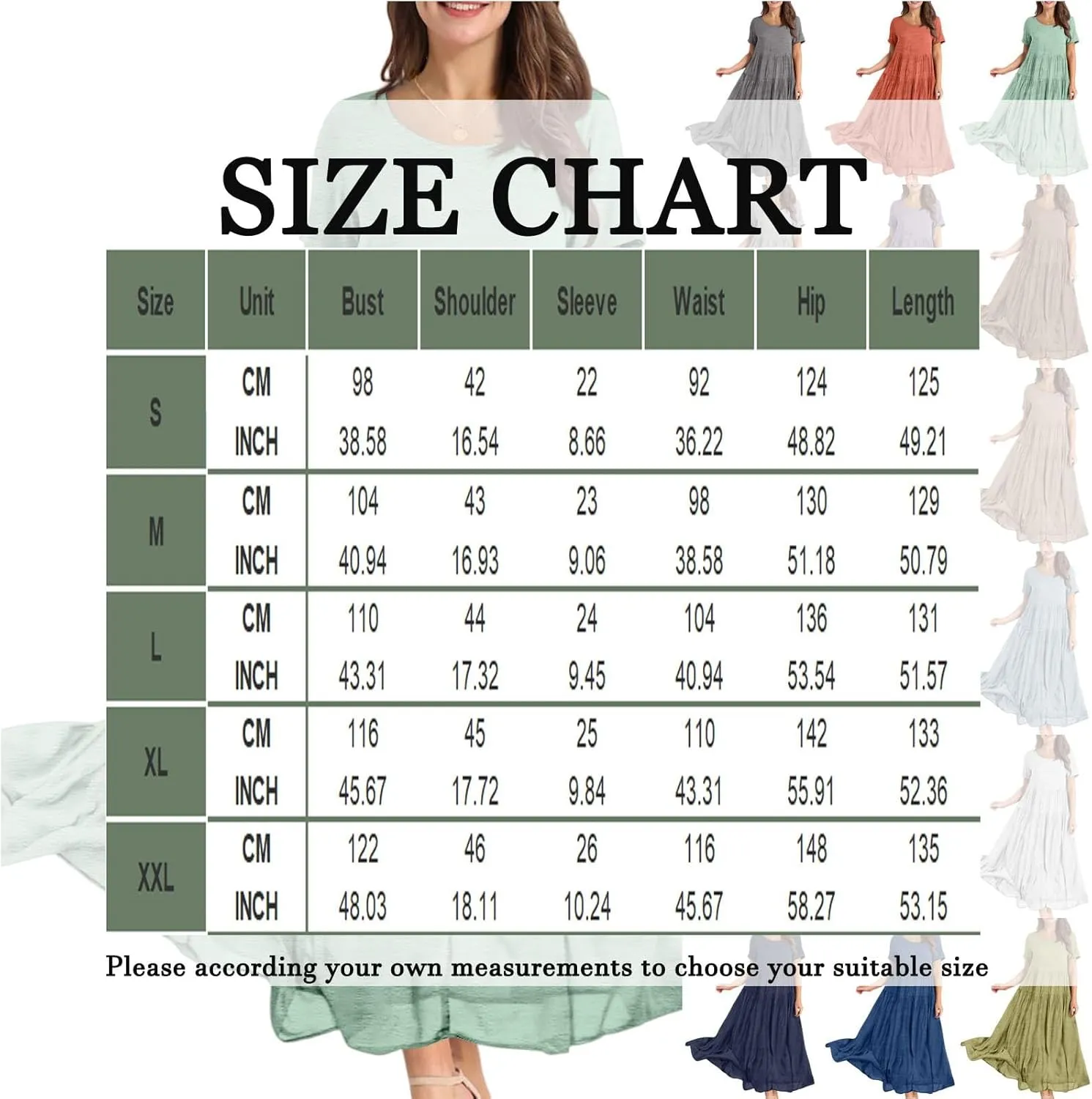 Floral Dress for Women Casual Loose Bohemian Tiered Swing Long Maxi Dresses Short Sleeve Summer Beach Sundress