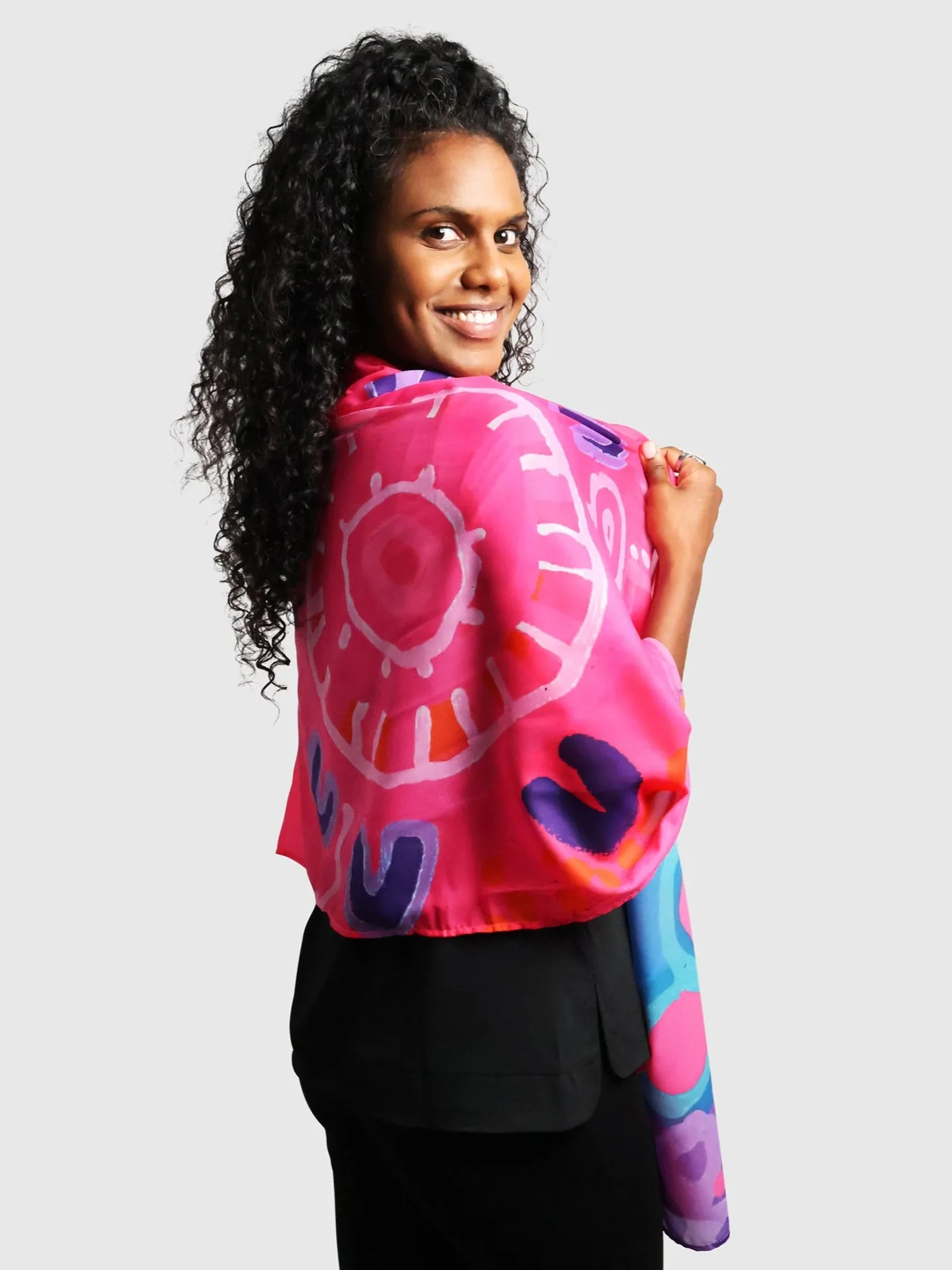 Generations - People, Place, Community - NAIDOC 2025 Chiffon Scarf