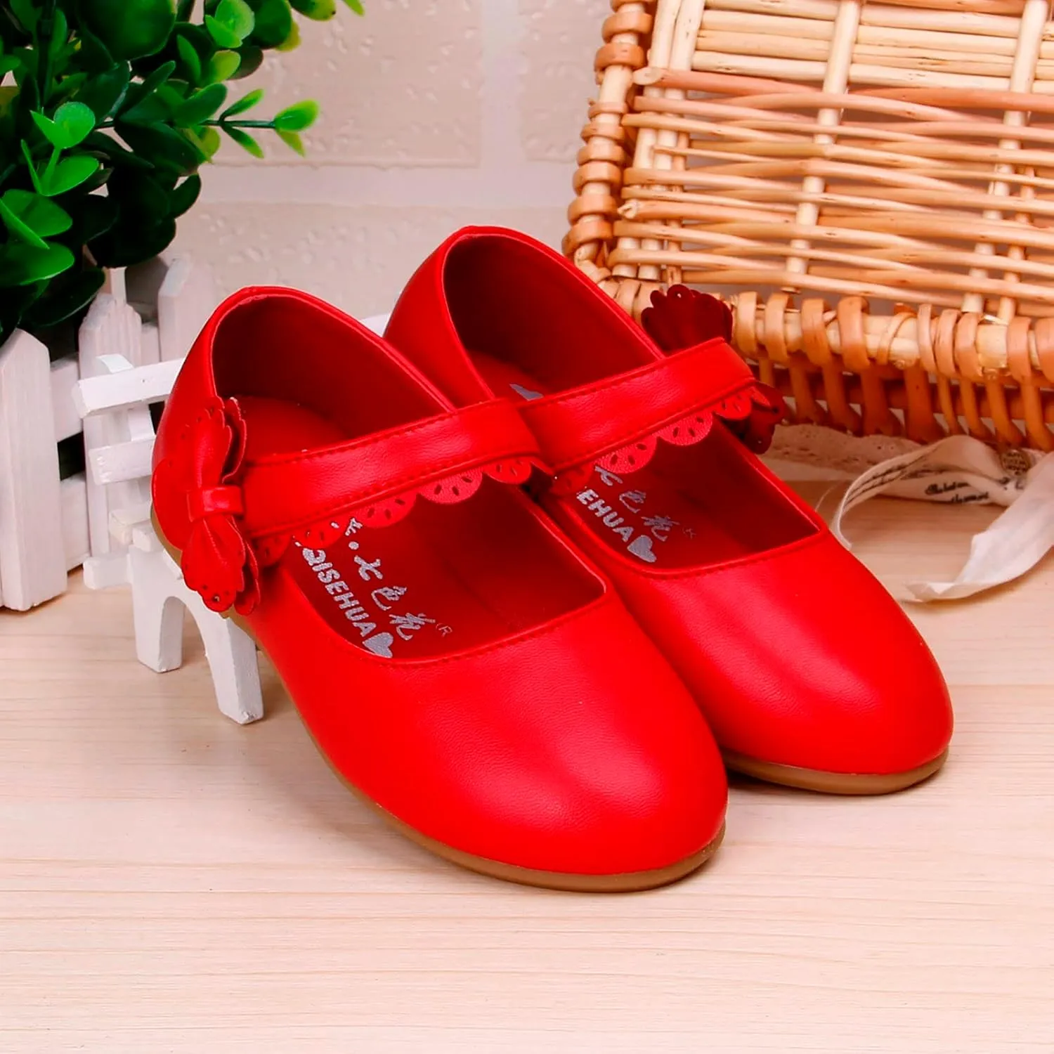 Girls Dress Shoes Toddler Flower Girl Little Kids Mary Jane Ballet Flats Bow Wedding School Party Communion Shoes