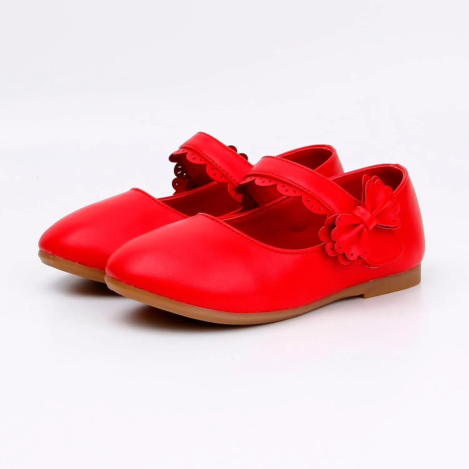 Girls Dress Shoes Toddler Flower Girl Little Kids Mary Jane Ballet Flats Bow Wedding School Party Communion Shoes