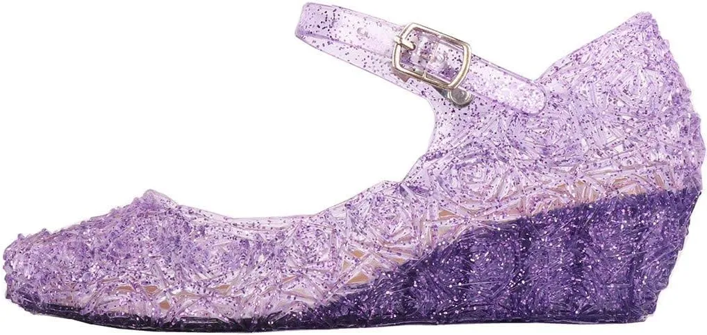 Girls Jelly Sandals Dress Up Mary Jane lats Heels Dance Pary Single Shoes for Kids Toddler Boy Shoes Infant