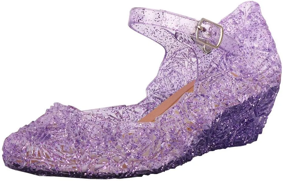 Girls Jelly Sandals Dress Up Mary Jane lats Heels Dance Pary Single Shoes for Kids Toddler Boy Shoes Infant