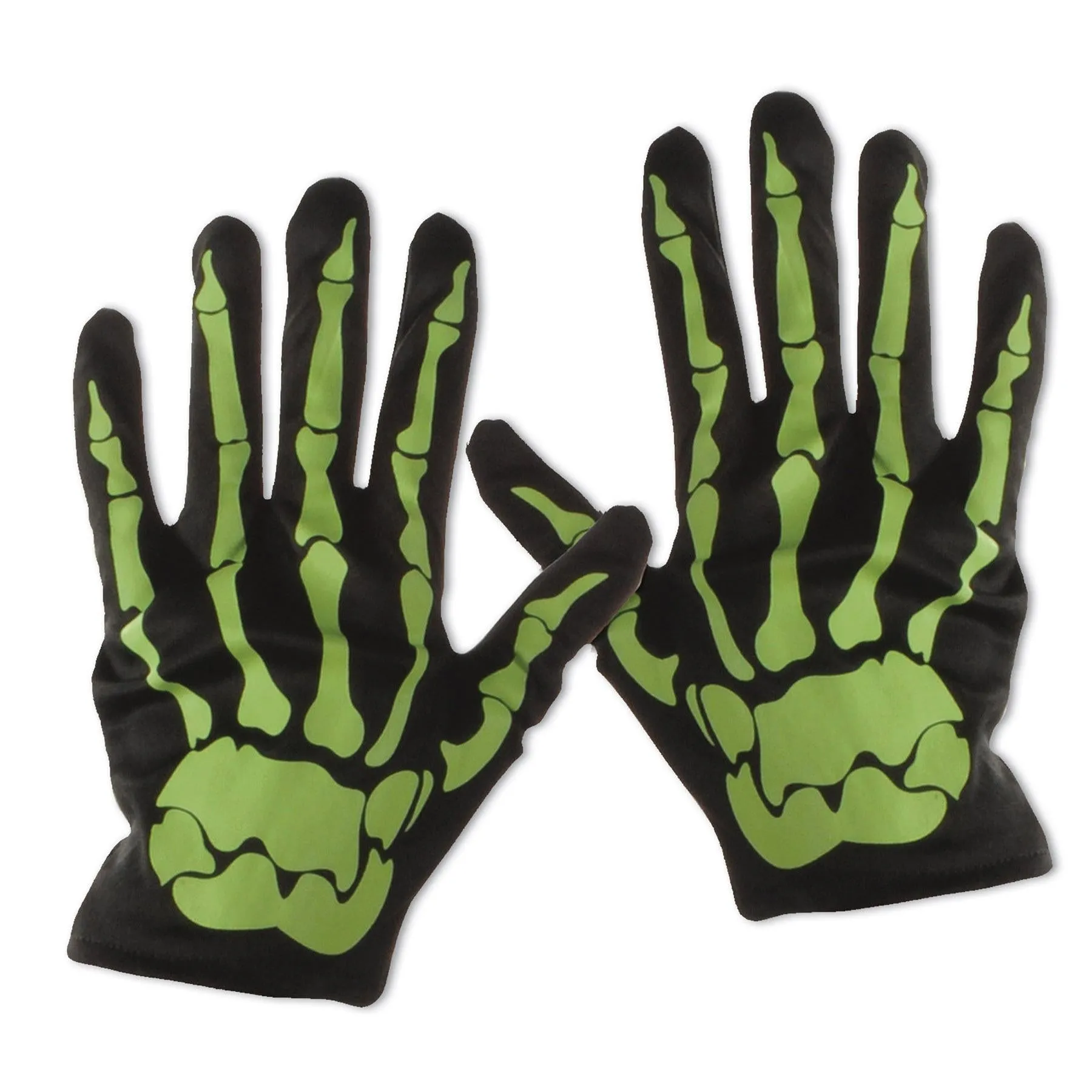 Halloween Nite-Glo Skeleton Gloves (1 Pair per Package)