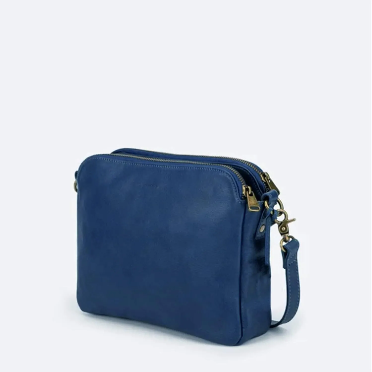 Hobo Nylon Crescent Crossbody Bag for Women Shoulder Hobo Purse for Travel with Front Zipper Pocket