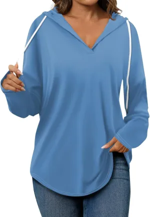 Hoodies for Women 2025 Pullover Oversized Sweatshirts Long SLeeve Shirts Loose Fit