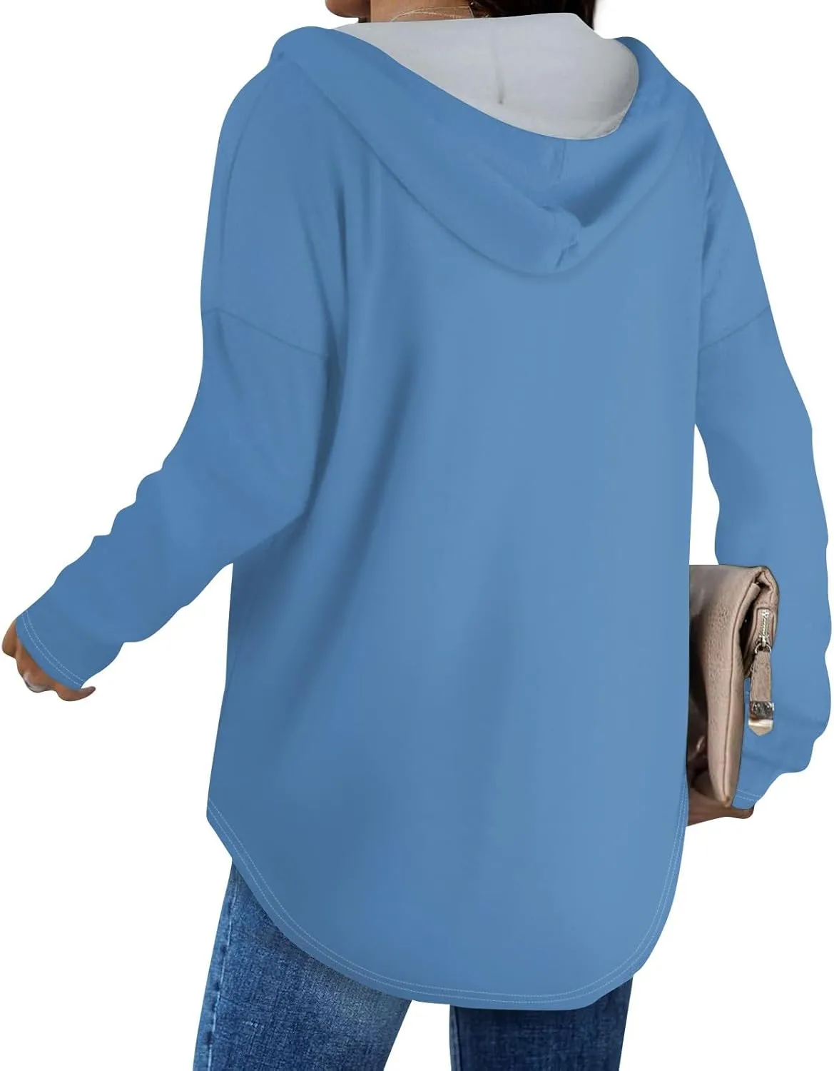 Hoodies for Women 2025 Pullover Oversized Sweatshirts Long SLeeve Shirts Loose Fit