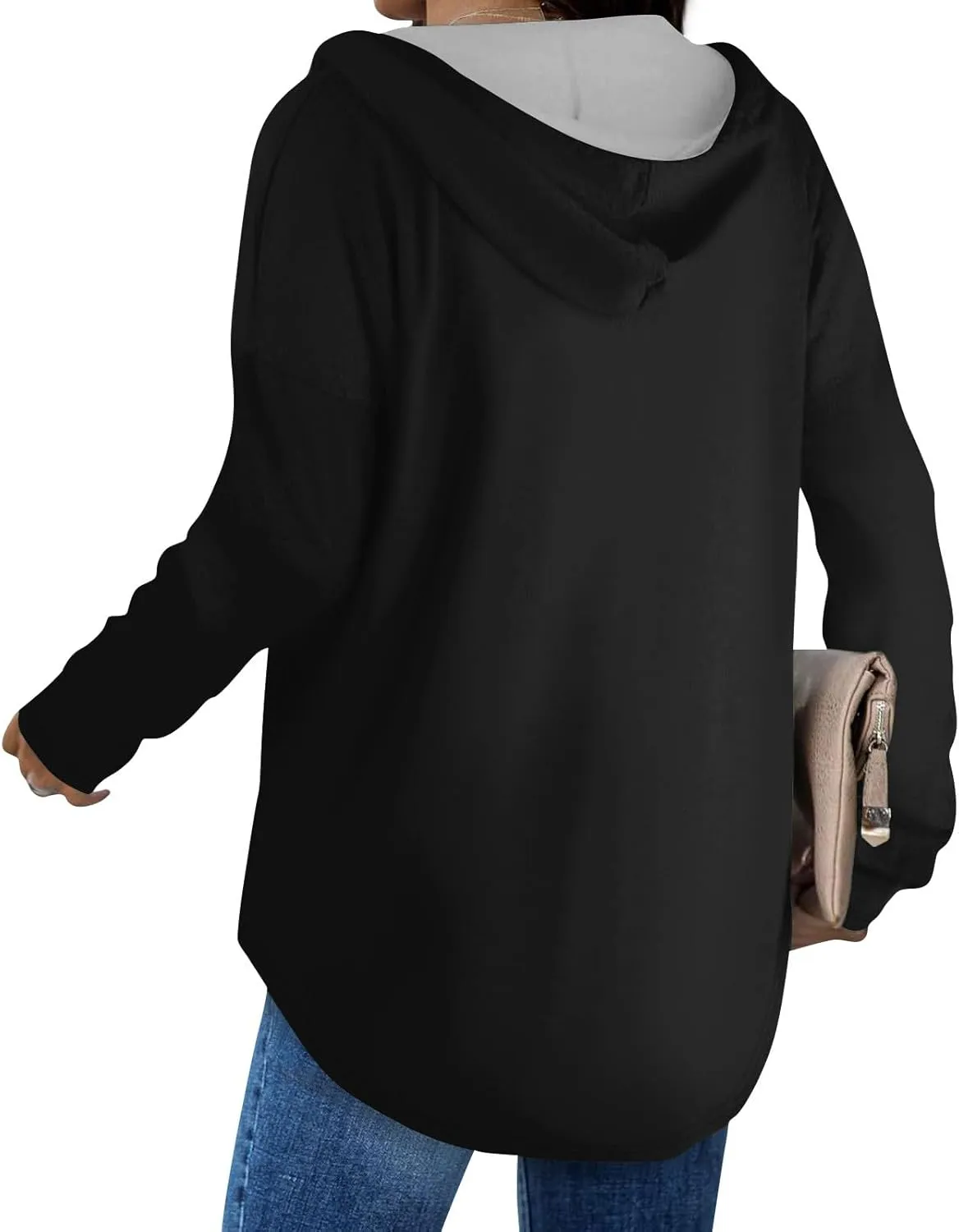 Hoodies for Women 2025 Pullover Oversized Sweatshirts Long SLeeve Shirts Loose Fit